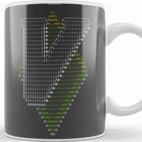 Baskı Dükkanı Vim Ascii Art Tasse Kupa Bardak