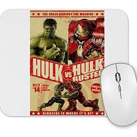 Baskı Dükkanı Vingadores Hulk Vs Hulk Buster Mouse Pad