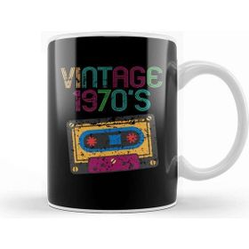 Baskı Dükkanı Vintage 1970 S Nostalgic 70S Funny Cassette Retro Kupa Bardak