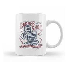 Baskı Dükkanı Vintage Classic Barber Shop Kupa Bardak