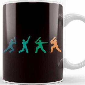 Baskı Dükkanı Vintage Cricketer Retro Cricket Player Coach Team Kupa Bardak