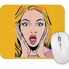Baskı Dükkanı Vintage Girl Mouse Pad
