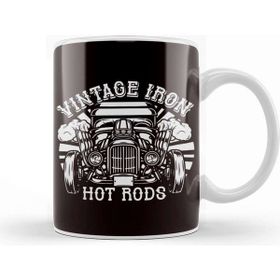 Baskı Dükkanı Vintage Iron Hot Rods American Classic Old Car Automobile Kupa