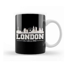 Baskı Dükkanı Vintage London Is Calling Skyline Uk Vacation Kupa
