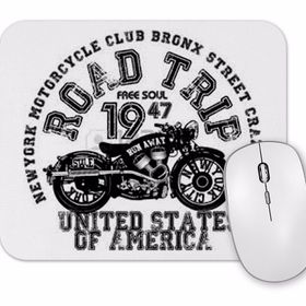 Baskı Dükkanı Vintage Motosiklet Mouse Pad