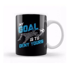Baskı Dükkanı Vintage My Goal Is To Deny Yours Soccer Goalie Kupa