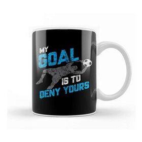 Baskı Dükkanı Vintage My Goal Is To Deny Yours Soccer Goalie Kupa