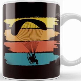 Baskı Dükkanı Vintage Paramotor Retro Paramotoring Ppg Parachuting Pilot Kupa