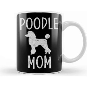 Baskı Dükkanı Vintage Poodle Mom Gift Dog Owner Poodle Mother Kupa