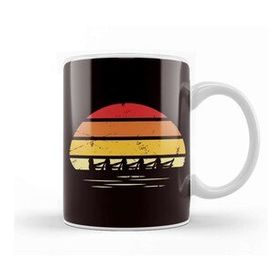 Baskı Dükkanı Vintage Rowing Team Rowboat Sculling Paddling Canoeing Oars Kupa
