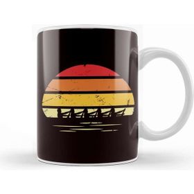 Baskı Dükkanı Vintage Rowing Team Rowboat Sculling Paddling Canoeing Oars Kupa