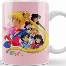 Baskı Dükkanı Vintage Sailor Moon Kupa
