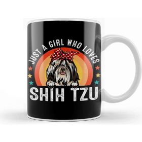 Baskı Dükkanı Vintage Shih Tzu Dog Design For Dog Lover Kupa