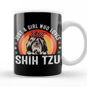 Baskı Dükkanı Vintage Shih Tzu Dog Design For Dog Lover Kupa
