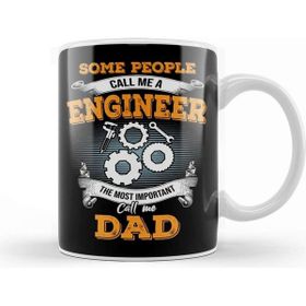 Baskı Dükkanı Vintage Some People Call Me A Engineer The Most Important Call Me Dad Kupa