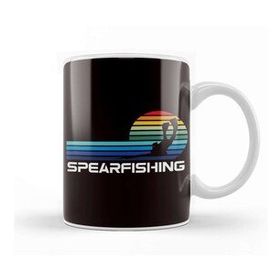 Baskı Dükkanı Vintage Spearfishing Retro Spearfisher Freediver Speargun Kupa