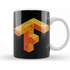 Baskı Dükkanı Vintage Tensorflow Logo Kupa