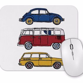 Baskı Dükkanı Vintage Volkswagen Mouse Pad