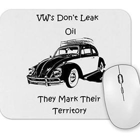 Baskı Dükkanı Vintage Volkswagen Retro Style Mouse Pad