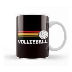 Baskı Dükkanı Vintage Volleyball Retro Ball Sports Coach Team Athlete Game Kupa