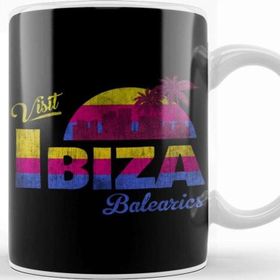 Baskı Dükkanı Visit Ibiza Sunset Kupa