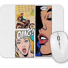 Baskı Dükkanı Vitage Omg Mouse Pad