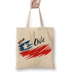 Baskı Dükkanı Viva Chile Bez Çanta