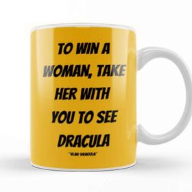 Baskı Dükkanı Vlad Dracula Quotes Gifts Vintage Retro Rainbow Style Beyaz Porselen Kupa Bardak