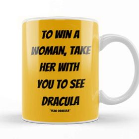 Baskı Dükkanı Vlad Dracula Quotes Gifts Vintage Retro Rainbow Style Beyaz Porselen Kupa Bardak