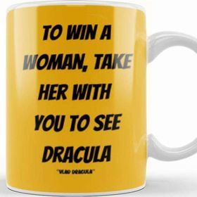Baskı Dükkanı Vlad Dracula Quotes Gifts Vintage Retro Rainbow Style Beyaz Porselen Kupa Bardak