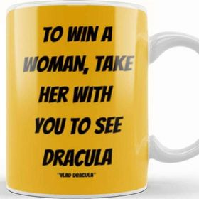 Baskı Dükkanı Vlad Dracula Quotes Gifts Vintage Retro Rainbow Style Beyaz Porselen Kupa Bardak