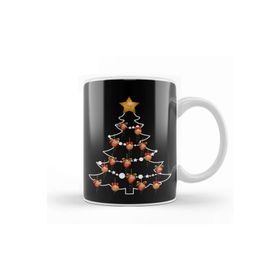 Baskı Dükkanı Vladimir Putin Russian President Christmas Tree Baubles Beyaz Porselen Kupa Bardak