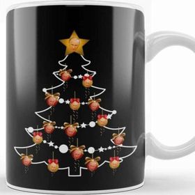 Baskı Dükkanı Vladimir Putin Russian President Christmas Tree Baubles Beyaz Porselen Kupa Bardak