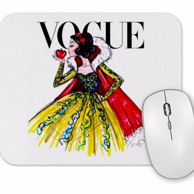 Baskı Dükkanı Vogue Princess Mouse Pad