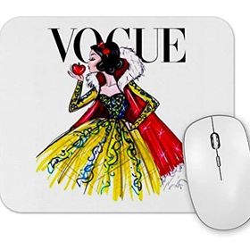 Baskı Dükkanı Vogue Princess Mouse Pad