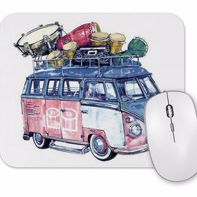 Baskı Dükkanı Volkswagen Bus Mouse Pad