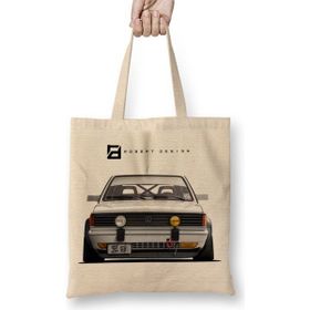 Baskı Dükkanı Volkswagen Gol Quadrado Eurorace Style Bez Kadın Günlük Çanta
