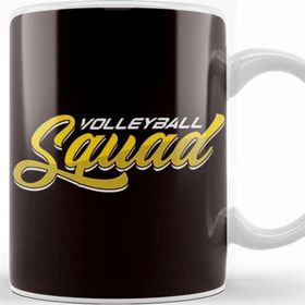 Baskı Dükkanı Volleyball Team Player Coach Squad Ball Sports Athlete Game Kupa Bardak