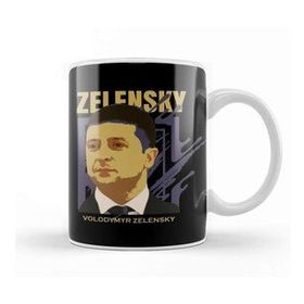 Baskı Dükkanı Volodymyr Zelensky Porselen Beyaz Kupa Bardak