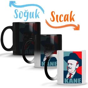 Baskı Dükkanı Vote for Kane Sihirli Porselen Kupa