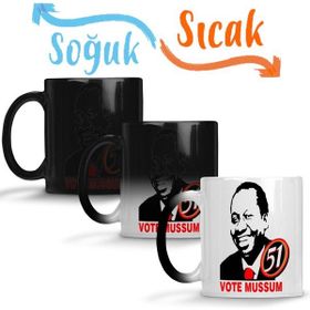 Baskı Dükkanı Vote Mussum Sihirli Porselen Kupa