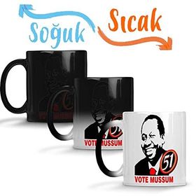 Baskı Dükkanı Vote Mussum Sihirli Porselen Kupa