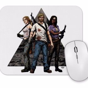 Baskı Dükkanı Walking Dead Trinity Mouse Pad