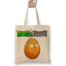 Baskı Dükkanı Wall Nut Plants ve Zombies Bez Çanta