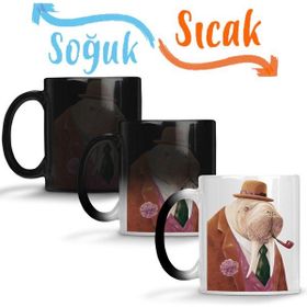 Baskı Dükkanı Walrus Classic Sihirli Porselen Kupa