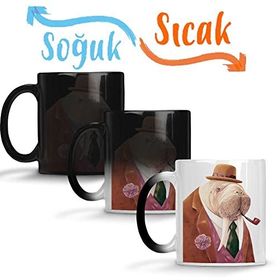 Baskı Dükkanı Walrus Classic Sihirli Porselen Kupa