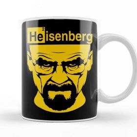 Baskı Dükkanı Walter White Aka Heisenberg Beyaz Porselen Kupa Bardak