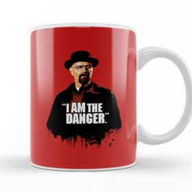 Baskı Dükkanı Walter White Heisenberg I Am The Dangrr Breaking Bad Beyaz Porselen Kupa Bardak