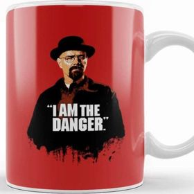 Baskı Dükkanı Walter White Heisenberg I Am The Dangrr Breaking Bad Beyaz Porselen Kupa Bardak