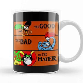 Baskı Dükkanı Wander Over Yonder The Good The Bad And The Hater Beyaz Porselen Kupa Bardak